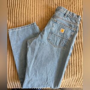 Carhartt Men's Light Blue Relaxed Jeans